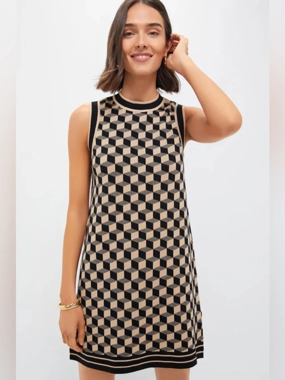 Tuckernuck Geo Knit Marie Dress NWT - Picture 2 of 5